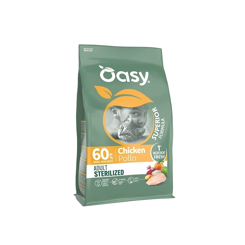 Oasy Superior Formula Adult Sterilized Pollo - 1,5 kg