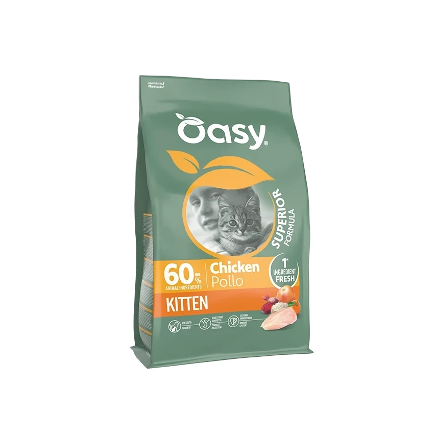 Oasy Superior Formula Kitten Pollo - 1,5 kg