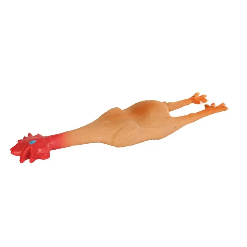 Pollo Grande gioco in Latex per Cani - 47 cm