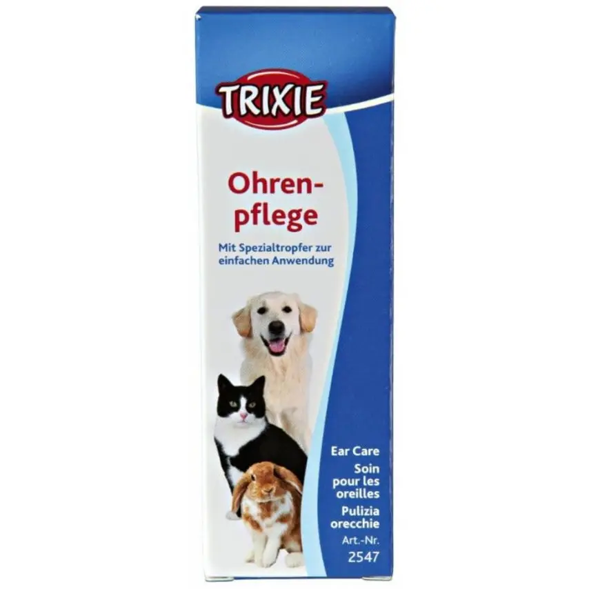 Trixie pulizia orecchie per Cani, Gatti e Roditori - Ml. 50