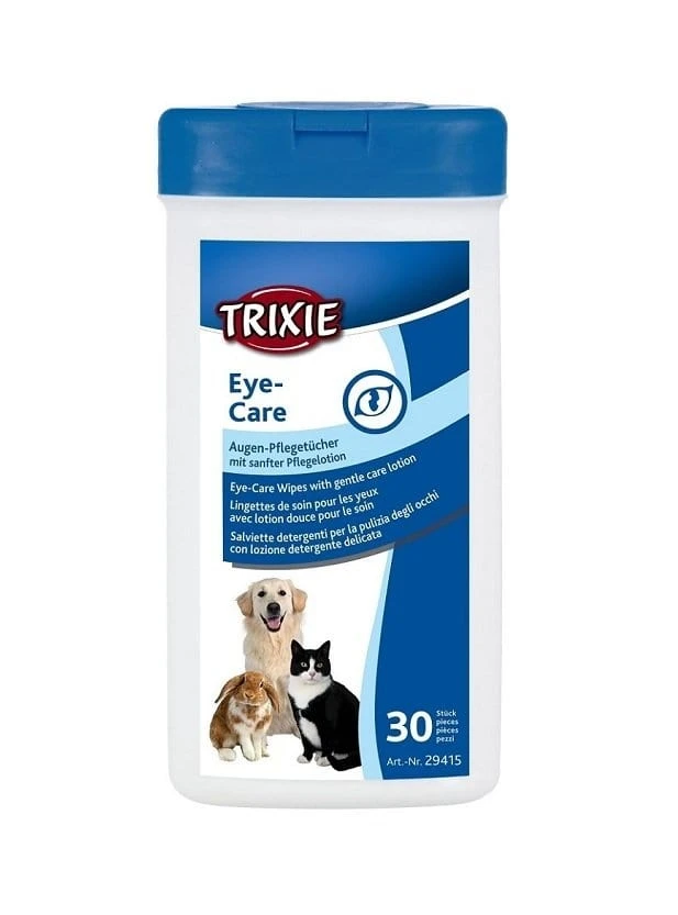 30 Salviette detergenti per occhi - cani e gatti - Trixie