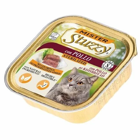 Agras Mistercat Sterilized 32 x 100 g - Umido per gatti sterilizzati
