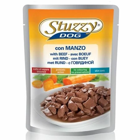 Agras StuzzyDog Buste al Manzo 24 x 100 g