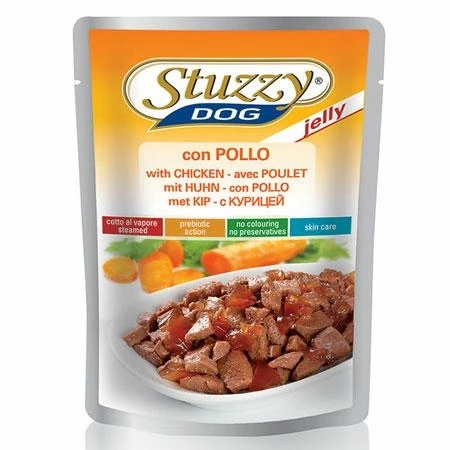 Agras StuzzyDog Buste Pollo in Jelly per Cani 24 x 100 g