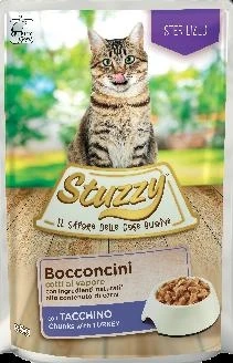 Agras StuzzyCat Buste Bocconi Sterilized Tacchino 24 x 85 g