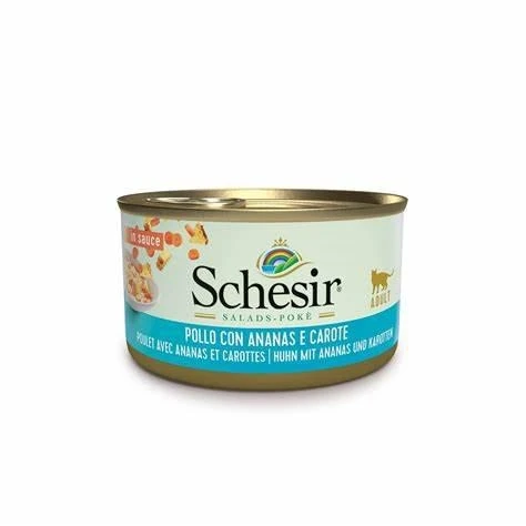 Agras Schesir Cat Salads Pollo, Anatra e Carote 85 g