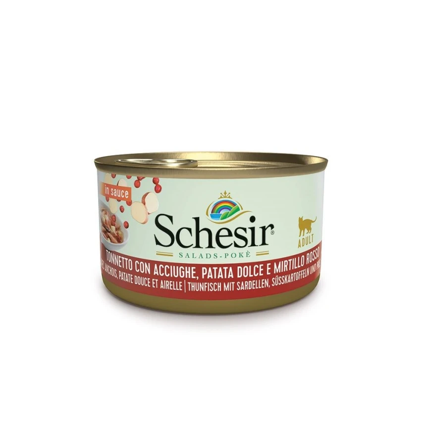 Agras Schesir Cat Salads Tonno e Acciughe 85 g