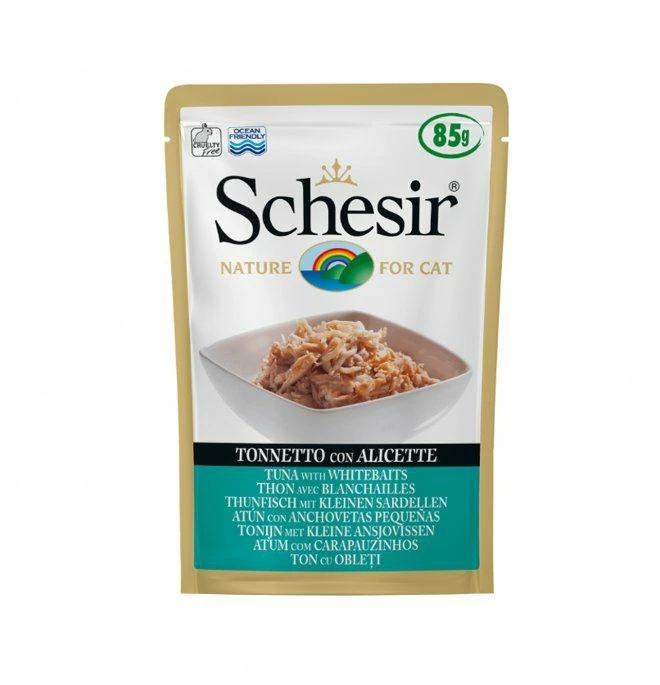 Agras Schesir Cat Buste Tonno/Alici 20x85 g