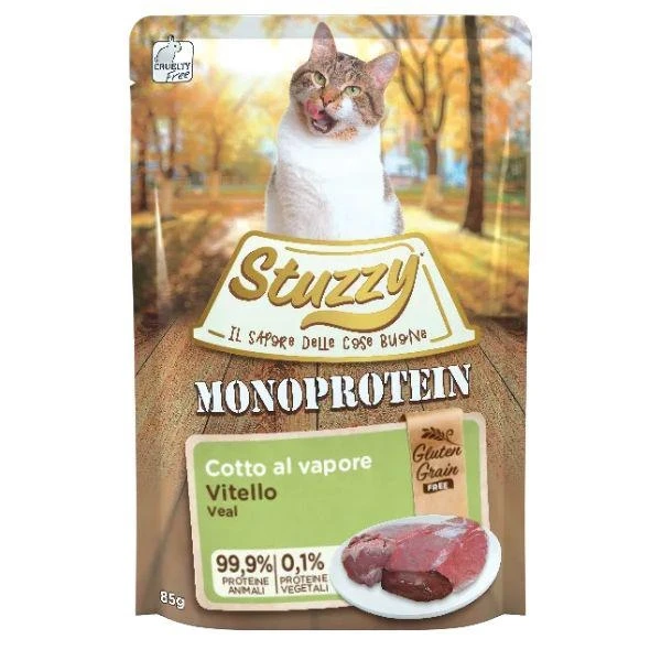 Agras StuzzyCat Mono GF Vitello - 20 x 85 g