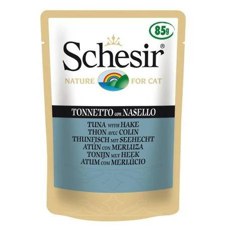 Agras Schesir Cat Buste Tonno/Nasello 20 x 85 g