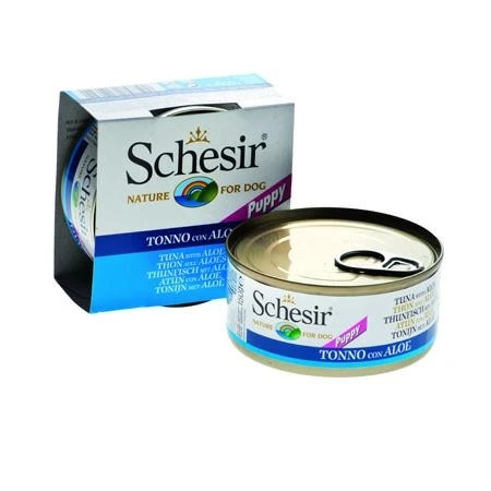 Agras Schesir Puppy Tonno con Aloe 150 g - Umido per Cani