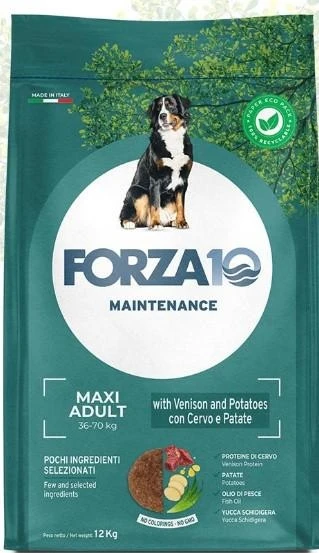 FORZA10 Maxi Mantenimento Cervo e Patate 12 kg