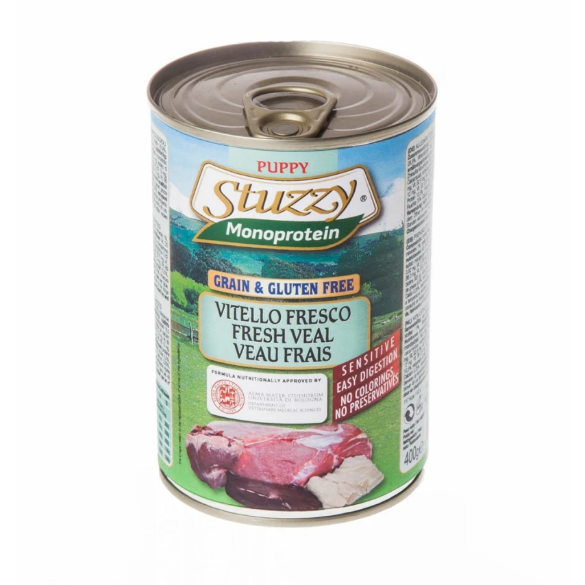 Agras StuzzyDog Mono Puppy al Vitello 400 g