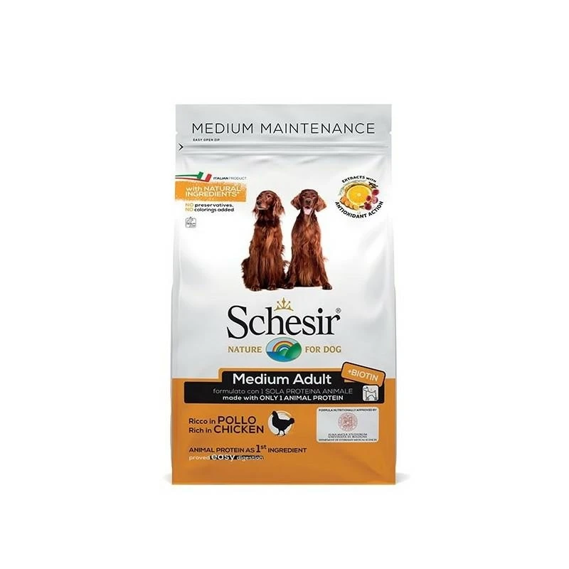 Agras Schesir Dog Medium Pollo Crocchette 3 kg