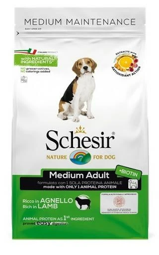 Agras Schesir Dog Medium Agnello