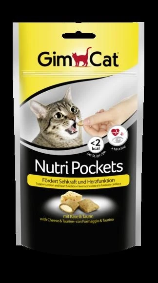 Gimborn GimCat Nutri Pockets Formaggio e Taurina 60 g
