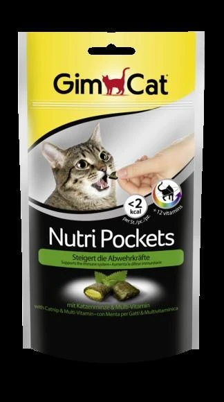 Gimborn GimCat Nutri Pockets Menta/Multivitamine 60 g
