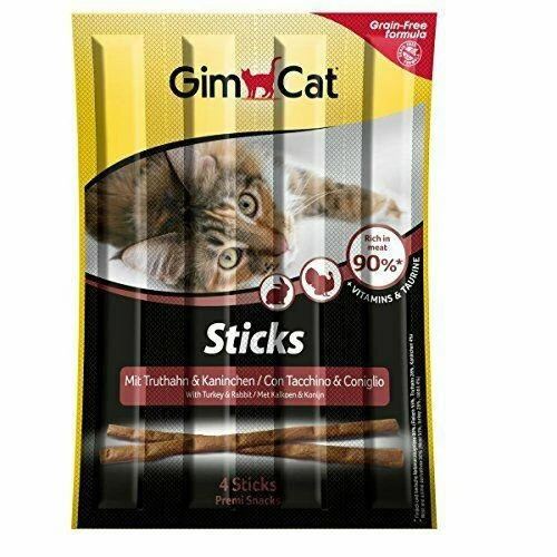 Gimborn GimCat Sticks Tacchino e Coniglio per gatti