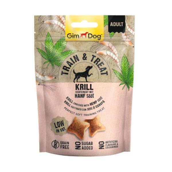 Gimborn GimDog Train & Treat Krill & Canapa 125 g