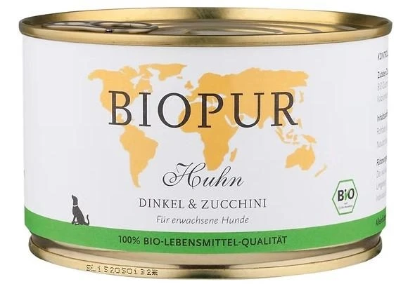 Biopur Dog Pollame/Farro/Zucchine 400g