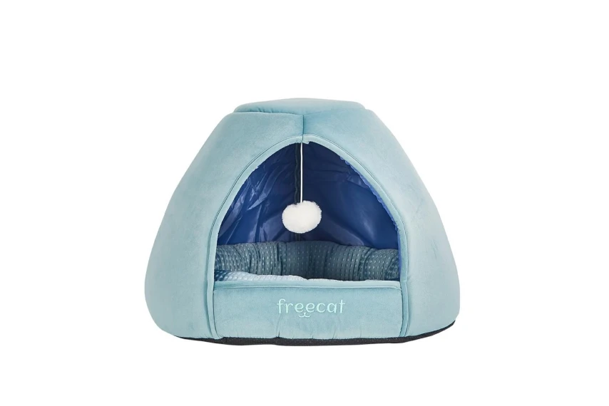 FREEDOG Igloo Glacial Blu 51 x 51 x 40 cm - Comfort e Stile