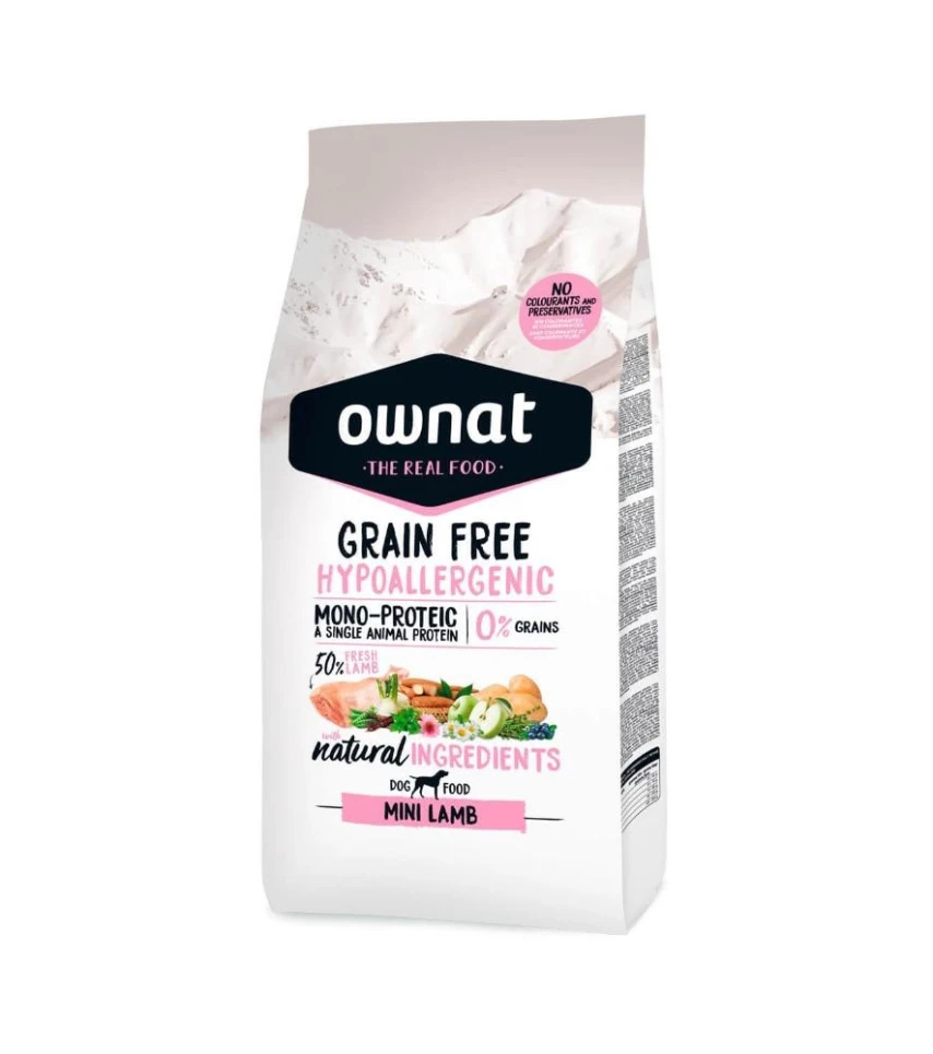 Ownat Grain Free Hypo Mini Agnello 1 kg