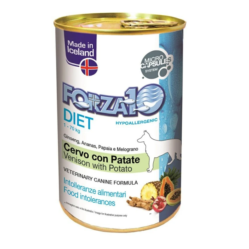 Forza10 Diet Paté Cervo e Patate per Cani 400 g