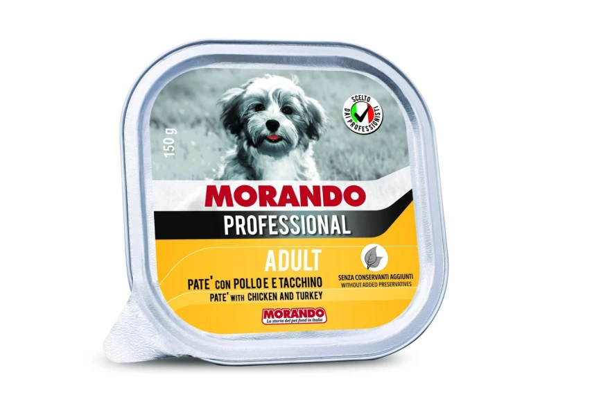 Morando Prof Dog Paté Pollo/Tacchino 22 x 150 g