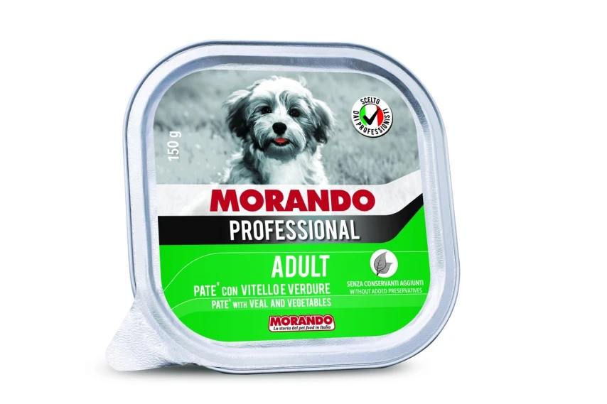 Morando Prof Dog Paté Vitello e Verdure 22 x 150 g