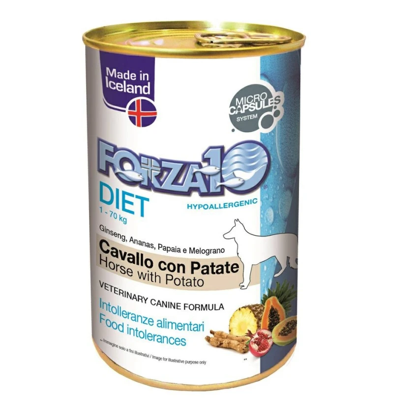 Forza10 Diet Paté Cavallo e Patate per Cani 400 g