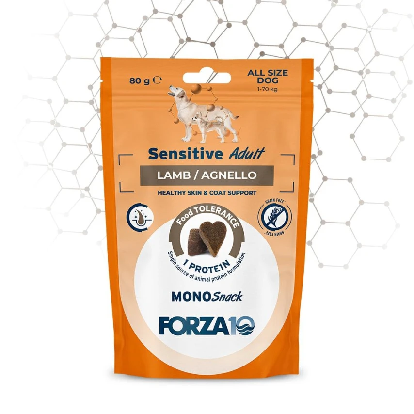 FORZA10 Snack Sensitive all'Agnello per Cani 80 g