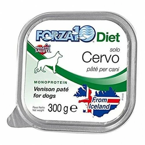 Forza10 Solo Diet Cervo per Cani 18 x 300 g