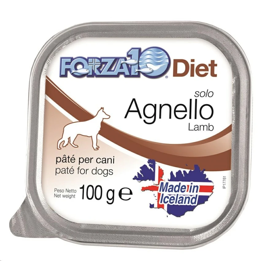 FORZA10 Solo Diet Agnello per Cani 32 x 100 g