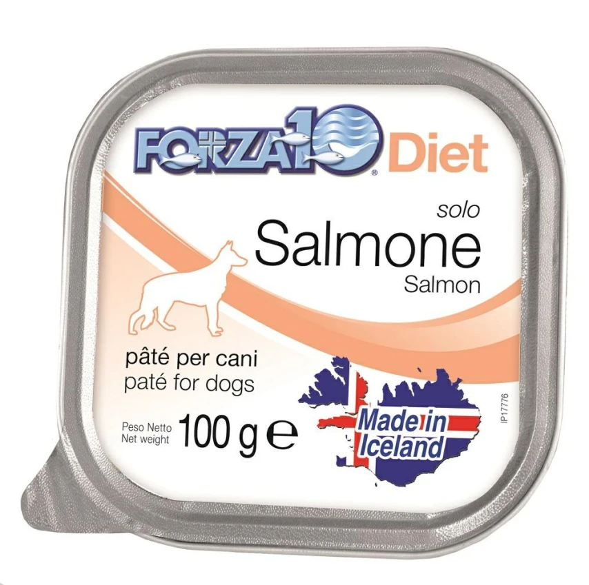 Forza10 Solo Diet Salmone cibo umido per cani 32 x 100 g