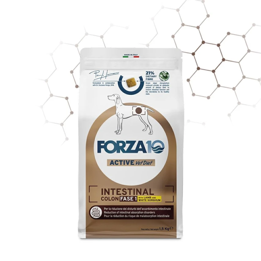 Forza10 Intestinal Colon Fase 1 Agnello e Sorgo per Cani 1,5 kg