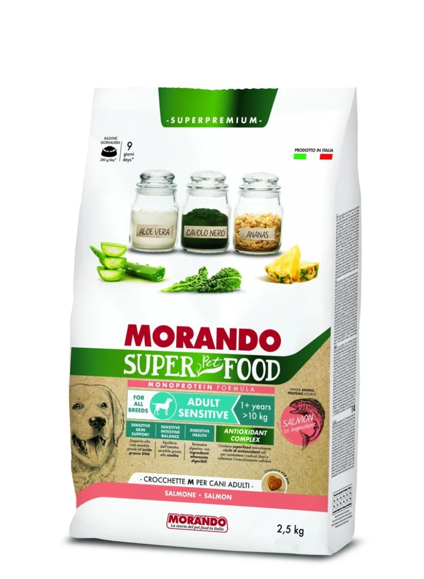 Morando Super Dog Sensitive Mono Salmone 2,5 kg