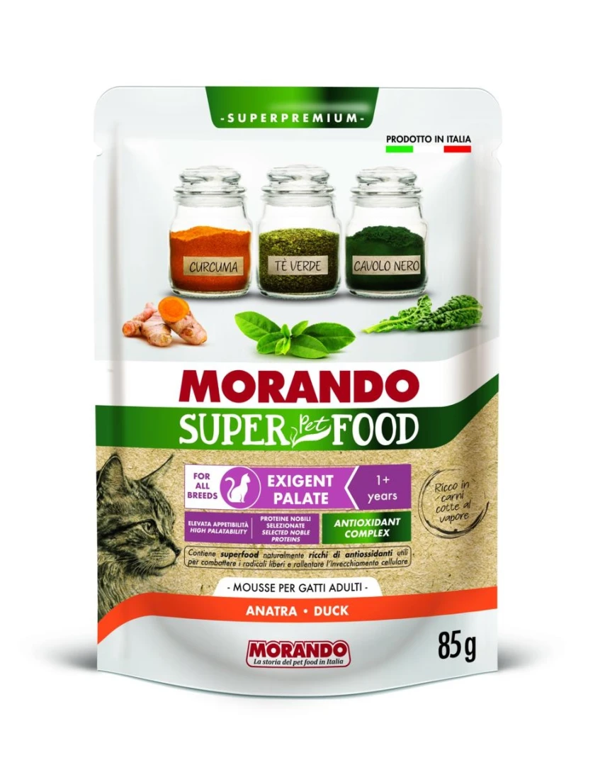 Morando Super Cat Mousse Exigent Anatra - 24 buste x 85 g