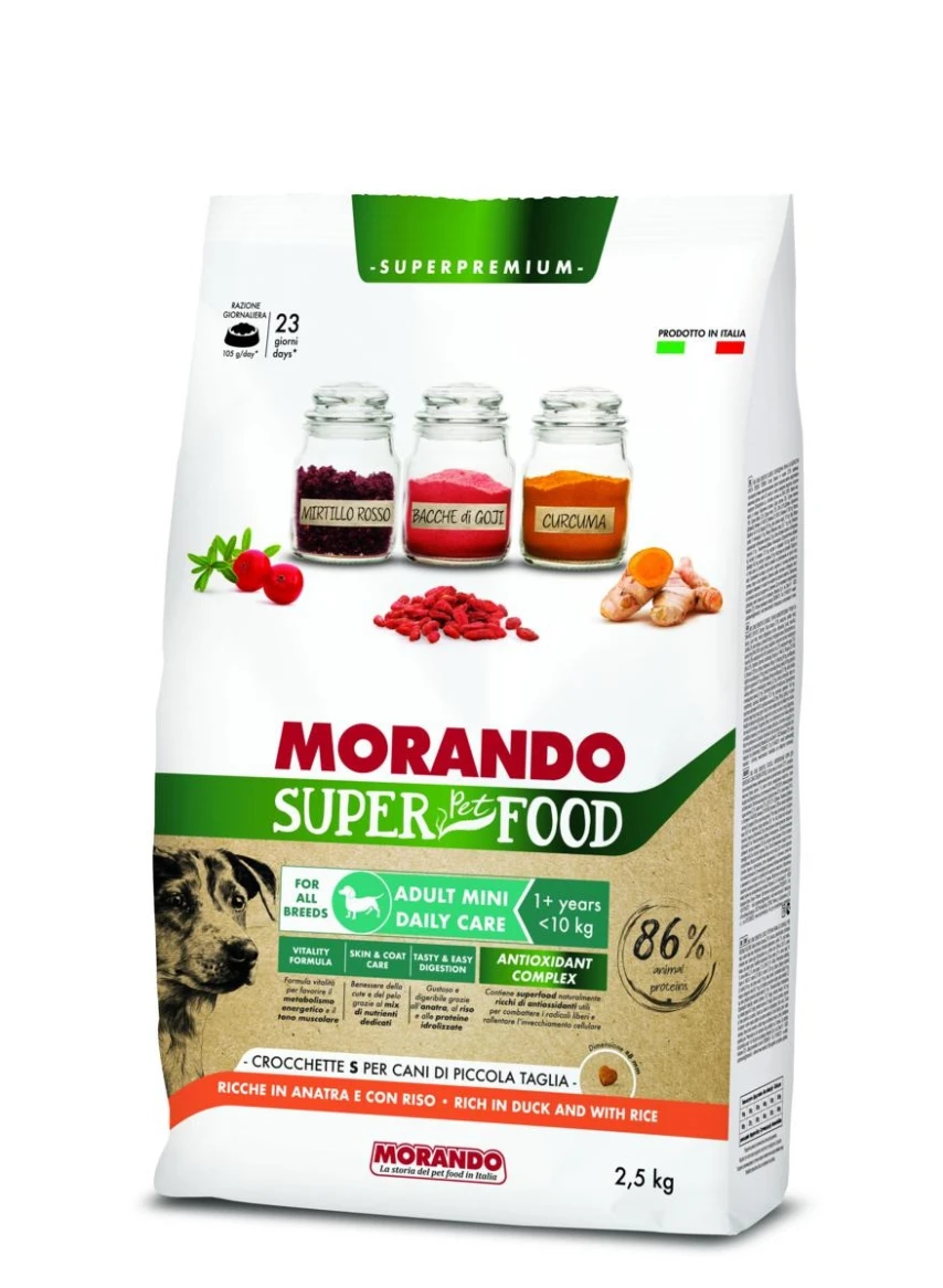 Morando Super Dog Mini Anatra e Riso 2,5 kg