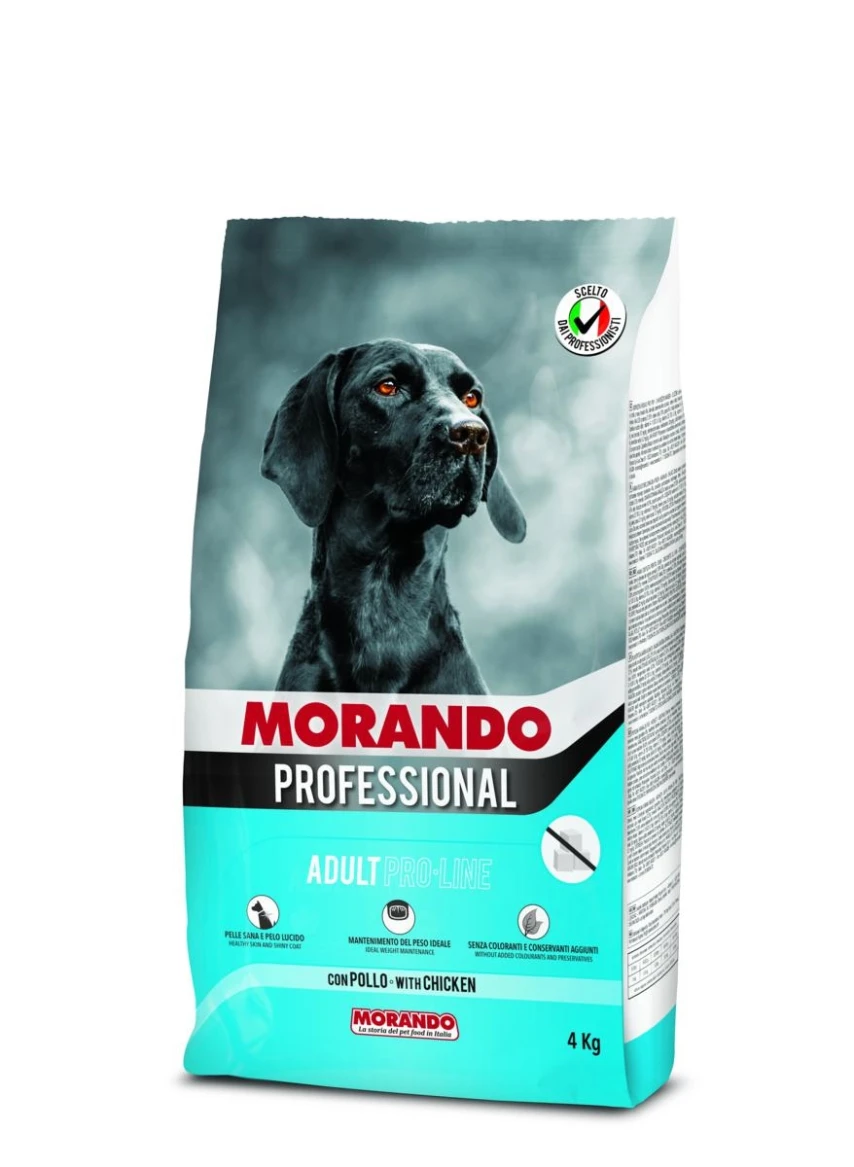 Morando Prof Dog Pollo - Mangime secco cane 4 kg