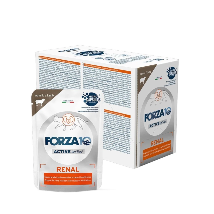 Forza10 Renal Active Cat Agnello 12 x 80 g