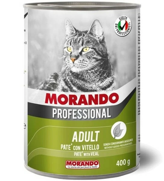 Morando Miglior Gatto Paté Vitello 24 x 400 g