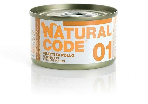 Natural Code 01 Cat Filetto di Pollo 85 g
