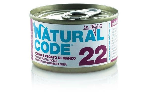 Naturalcode Cat 22 Tonno, Fegato e Manzo 85 g