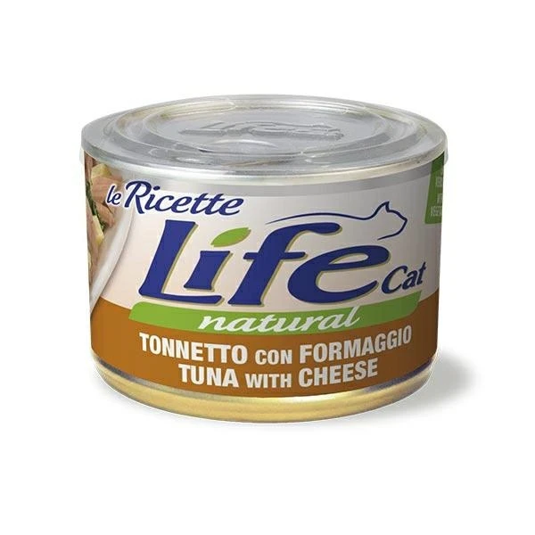 Lifepet Lifecat Ricette Tonno/Formaggio/Spinaci 150 g