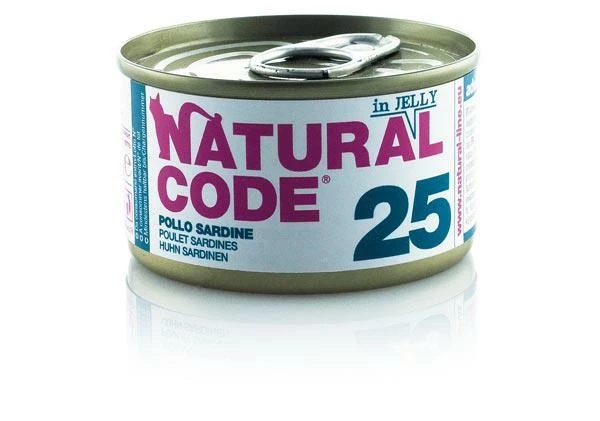 Naturalcode Cat 25 Pollo e Sardine 85 g