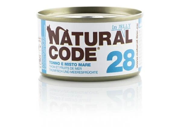 Naturalcode 28 Tonno/Misto Mare per Gatti 85 g
