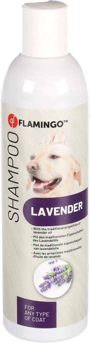 Flamingo Shampoo alla Lavanda per Cani, Tutti i Manti 300 ml