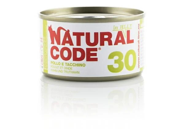 Natural Code 30 Cat Pollo e Tacchino 85 g