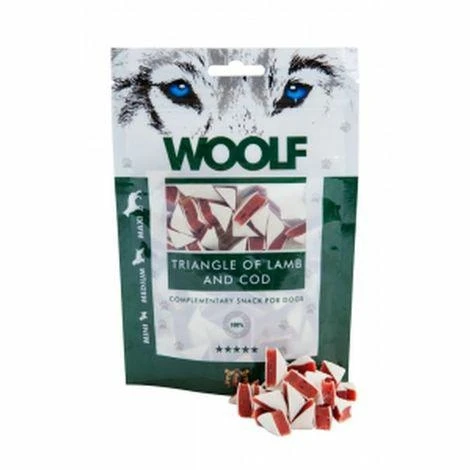 MAST Woolf Triangolini Agnello/Merluzzo 100 g per Cani