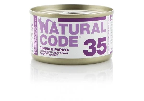 Naturalcode Cat 35 Tonno e Papaya 85 g
